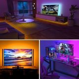 Renas Store 2 Metre Kumandalı USB LED Şerit Işık – Renk Ayarlı Dekoratif Ortam ve Ambiyans Aydınlatması