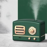 Renas Store 200ML Radyo Görünümlü Mini Hava Nemlendirici Buhar Makinesi ve Aroma Difüzörü Retro Humidifier