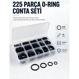 Renas Store 225 Pcs O-Ring Conta Seti Profesyonel Tamir, Bakım ve Sızdırmazlık Çözümü