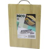 Renas Store 24X34 x 1.7cm Lux Ahşap Bambu Kesim Panosu - Kesme Tahtasi Metal Kulplu (5528)