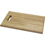 Renas Store 25X40CM Kalın=2.5cm Ahşap Kesim Panosu - Et Tahtası El Geçmeli Kulp (5528)