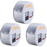 Renas Store 3 Adet Çamur Bant Çatı Izolasyon Ses Su Yalıtım Tamir Sakız Bandı Gri 48 mm x 2 Metre