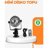 Renas Store 3 Renk 7 Mod Döner Disko Topu Işık