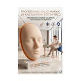Renas Store 3D Kalıcı Makyaj Pratik Yüzü, Silikon Microblading Kaş Dudak Eğitim Mankeni 723165