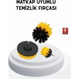Renas Store 3’lü Matkap Temizlik Fırçası Seti – Banyo Mutfak ve Araç Jantı Için Etkili