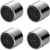 Renas Store 4 Adet 22 mm Musluklar Için Perlatör, M22 Musluk, Süzgeç, Musluk, Havalandırıcı, Musluk Filtresi, Iç Dişli Havalandırıcı, Contalı, Mutfak ve Banyo Için