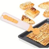 Renas Store 4 Başlıklı Hamur Kesici ve Şekillendirici - Ergonomik Gövdeli Değiştirilebilir Başlıklı Kurabiye ve Mantı Kesici Seti