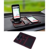 Renas Store 4'ü 1 Arada Araba Için Kaymaz Telefon Pedi, 2023 Karanlıkta Yeni Havalı Parlayan Araba Gösterge Paneli Telefon Paspası Geçici Otopark Kartı Plaka ve Aromaterapi Ile, Sarsıntı Önleyici Ped Evrensel