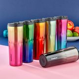 Renas Store 500ML Diamond Termos Bardak Renkli Paslanmaz Çelik - Kaydirmaz Tpr Taban - Sizdirmaz Kapak (5528)