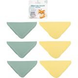 Renas Store 6’lı Bebek Ağız Mendili – Sunrise - Salya Mendili Ağız Silme Mendili 100% Pamuk 20X20CM