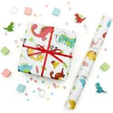Renas Store 70X100 cm Çocuklara Özel Premium Hediye Paketleme Kağıdı 2'li Set | Eğlenceli Tema, Kalın, Kolay Sarılır, Özel Kutuda Rulo Gönderim | M2