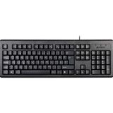 Renas Store A4 Tech KM-720 (F)Türkçe Fn-Multimedya Klavye, Suya Dayanıklı, 2.3 Cm, Hafif Tasarım, Ayarlanabilir Yükseklik, Siyah