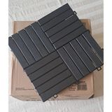Renas Store Akasya Ahşap Yer Karosu, Espresso 30X30 Cm, 10'lu Paket, 0.9 M² Yer Kaplama