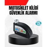 Renas Store Alarm Disk Fren Kilidi Paslanmaz Çelik Motosiklet Scooter Bisiklet