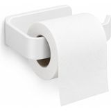 Renas Store Alper Banyo Beyaz Lamalı Tuvalet Kağıtlığı, Wc Kağıt Askılığı, Hem Yapışkanlı Hem Vidalı Montajlı, Açık Uç Tasarımlı Banyo Tuvalet Kağıdı Tutucu