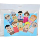 Renas Store AND-5087 T Insanlar Parmak Kukla Seti 10'lu