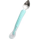 Renas Store Aputue Çift Uçlu Bebek Kaşıkları, Yumuşak Yeşil Silikon Besleme Gereçleri, Bpa Içermez Dayanıklı Yapı, Meyve Püresi ve Yoğurt Için Uygun Ergonomik Tasarım, Bebekler ile Çocuklar Için Güvenli
