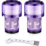 Renas Store Apzovo Dyson V12 Için Filtre, Dyson V12 Detect Slim Absolute Extra Total Clean Fluffy Elektrikli Süpürge Için Yedek Filtre, Yıkanabilir Hepa Filtre, # DY-971517-01