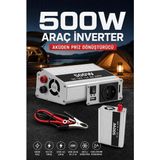 Renas Store Araç ve Karavan Için 500W 12V Dc 220V Ac USB Çıkışlı Fanlı Inverter Akü Güç Dönüştürücü