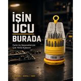 Renas Store Ateşe Dayanıklı Tornavida Seti Elektronik Tamir Için Çok Uçlu - Lisinya