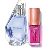 Renas Store Avon Perceive Kadın Parfüm ve Besleyici Dudak Yağı Paketi