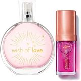 Renas Store Avon Wish Of Love Kadın Parfüm ve Besleyici Dudak Yağı Paketi