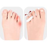 Renas Store Ayak Serçe Parmak Duruş Düzeltici, Sürtünme ve Yana Batmayı Engelleyici, Silikon Bunyon Aparat, Yastıklama, Unisex, Yan Parmağa Ğeçmeli/geçmesiz Seçenekli (1 Çift) (Yan Parmak Geçmeli)