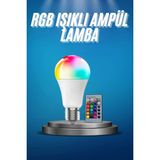 Renas Store Ayarlanabilir Parlaklık Rgb LED Ampul Beyaz Lamba ve Renkli Ampul