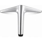 Renas Store Aydos 1 Adet Metal Mobilya Ayağı 12 cm Krom Dayanıklı Şık Modern Koltuk Sehpa Dolap Ayağı