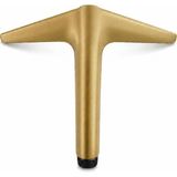 Renas Store Aydos 15 cm Mat Altın Metal Mobilya Ayağı 1 Adet Dayanıklı Modern Tasarım Sehpa Dolap Koltuk Ayağı
