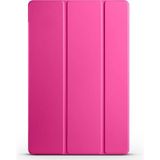 Renas Store Babilden Samsung Galaxy Tab S9 Fe Plus/galaxy Tab S10 Plus Tablet ile Uyumlu Tablet Kılıfı Smart Cover Uyku Modlu Standlı Arkası Sert Şeffaf Kapak Pembe