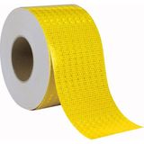 Renas Store BADEM10 5 Metre Reflektörlü Reflektif Fosforlu Şerit Bant Reflekte Ikaz Bandı 10 cm Sarı