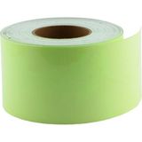 Renas Store BADEM10 Fotolümen Gece Parlayan En 10 cm Reflektörlü 5 mt Ikaz Yeşil Fosforlu Reflektif Düz Şerit Bant