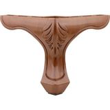 Renas Store BADEM10 Lukens Mobilya Kanepe Koltuk Ayağı Kahverengi Ahşap Desenli Baza Ayak 14 cm (4 Adet)