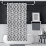 Renas Store Banyo Perdesi 1X110X200 Tek Kanat Duş Perdesi Halka Hediyeli Duşakabin Perdesi 2111