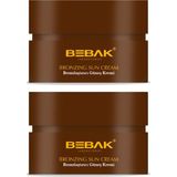 Renas Store Bebak Kakao Özlü Bronzlaştırıcı Güneş Kremi, 100 Ml, Spf 0, 2 Adet