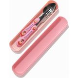 Renas Store Bebek ve Çocuk Kaşık Çatal Seti Paslanmaz Çelik – Sevimli Desenli Sap, Taşıma Kutulu, Bpa Içermeyen, Güvenli ve Hijyenik, Okul, Kreş, Piknik ve Seyahat Için Çocuk Yemek Seti.