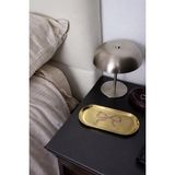 Renas Store Beige & Stone Fiyonk Desenli Gold Paslanmaz Çelik Çok Amaçlı Tepsi - Takılık, Sunumluk, Organizer ve Düzenleyici