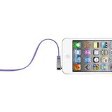 Renas Store Belkin BLK-AV10128CW03-PUR 1m 3.5mm Ses Kablo