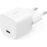 Renas Store Belkin Usb-C Fiş 25 W - Usb-C Telefon Şarj Cihazı, Apple iPhone 16, 15 Plus, Pro, Pro Max, Ipad, Samsung Galaxy S25, Pixel 9, Nintendo Switch ve Fazlası Için Pd 3.0 Pps Hızlı Şarj Cihazı, Beyaz