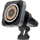 Renas Store Bix TCH01 15W Magsafe Manyetik Kablosuz Araç Içi Şarj Cihazı 360° Dönebilen iPhone Samsung Uyumlu