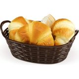 Renas Store Bora Hasır Desenli Ekmek Sepeti Oval 24 cm