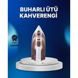 Renas Store Buharlı Ütü 2200W Kireç Önleyici Self Clean Damlatmaz Kahverengi