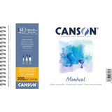 Renas Store Canson Montval Eskiz ve Resim Defteri, Spiralli, 12 Sayfa, 5X21, 300G