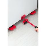 Renas Store Chermik 5 Parça Tekerlekli Mobilya Kaydırma Aparatı Beyaz Eşya Taşıma Aparatı 150KG Dayanıklı