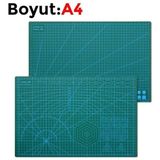Renas Store Çift Taraflı Yanmaz Kendini Onaran Kesim Matı - Boyut:-A4 (210X297) Ren Yeşil