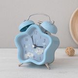 Renas Store Çift Zilli Metal Masa Çalar Saat (8.8 Cm) - Pilli & Işıklı