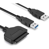 Renas Store Coverzone USB 3.0 ile Sata Kablo Dönüştürücü, 2.5 Inç ve 3.5 Inç Hdd/ssd Bağlantısı, 4tb Destekli, Hızlı Veri Transferi, Harici Sabit Disk Bağlantısı, USB 3.0 To Sata, HDD Dönüştürücü | RXD339U3