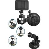 Renas Store Coverzone Vantuzlu Ayarlanabilir Kamera Tutucu Araç Içi Cam Konsol Montaj Aparatı | 360° Döner Mafsallı Güçlü Vakum Tabanlı Aksiyon ve Mini Kamera Standı | Kmt-54