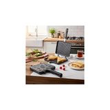 Renas Store Deconox Çift Taraflı Ocak Üstü Döküm Tost Makinesi, Granit Efektli Yanmaz Yapışmaz Sandviç ve Tost Tavası - Hamburger, Omlet ve Aperatifler Için Ideal | Ergonomik Saplı Kolay Temizlenebilir Grill Tava